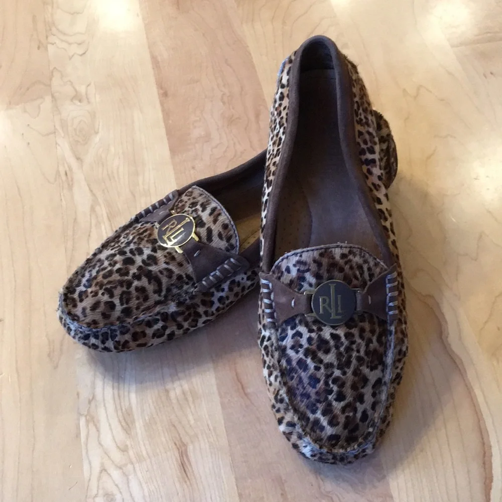 LRL Lauren Ralph Lauren Carley II Leopard Loafer - Picture 2 of 11